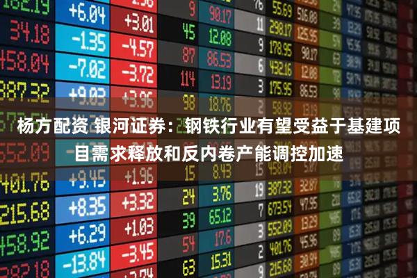 杨方配资 银河证券：钢铁行业有望受益于基建项目需求释放和反内卷产能调控加速