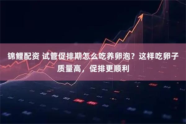 锦鲤配资 试管促排期怎么吃养卵泡？这样吃卵子质量高，促排更顺利